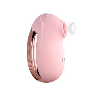 Siliconen Clitorale Zuiger met Vibratie BUGYPINK Oplaadbaar Roze