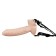 Strap-On met holle dildo BULL POWER 15 x 4 cm Licht Huidskleur