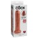Realistische onbesneden dildo KING COCK 7" 17,8 x 4,5 cm