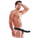 Strap-On met Holle Dildo Fetish Fantasy 20 x 5 cm Zwart