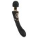 Magic Wand 2 in 1 Silicone Massager Cleopatra 24.2 x 4.3 cm Zwart Oplaadbaar