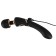 Magic Wand 2 in 1 Silicone Massager Cleopatra 24.2 x 4.3 cm Zwart Oplaadbaar