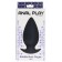 Draagbare Anaalplug van Silicone BUBBLE PRO 11 x 5 cm Zwart