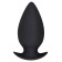Draagbare Anaalplug van Silicone BUBBLE PRO 11 x 5 cm Zwart