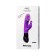 Konijn Vibrator ARES 2.0 van siliconen 19.8 x 3.6 cm Paars