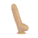 Realistische siliconen vibrator met rotatie en draadloze afstandsbediening MARCO 21,5 x 4,2 cm Licht Huid Oplaadbaar