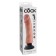 Realistische Positiebare Vibrator King Cock 9" 25 x 5 cm Licht Huidskleur