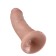 Realistische Dildo King Cock 8" 21 x 4,9 cm Licht Huidskleur