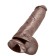 Realistische Dildo King Cock 11" 28,5 x 6,3 cm Donkere Huidskleur