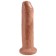Realistische onbesneden dildo KING COCK 7" 17,8 x 4,5 cm