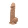 Realistische siliconen dildo 21,5 x 5,1 cm MODEL 1 Karamel