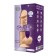 Realistische siliconen vibrator met draadloze afstandsbediening 21,5 x 5,1 cm Silexd lichte huid oplaadbaar.
