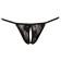 Crotchless Thong Noxquse Zwart - One Size
