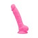 Realistische Fluorescerende Siliconen Dildo 17,6 x 3,5 cm MODEL 1 Fluorescerend Roze