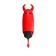 Mini Siliconen Bullet Vibrator POCKET DEVOL 8.5 x 2.3 cm Rood