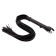 Multicord Vegan Leather Whip FANTASY 69 cm Zwart