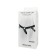 Verstelbare Denim Strap-On Harnas met 4,5 cm Siliconen Ring van Adrien Lastic in het Zwart.