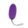 Trillend Ei in Silicone met Draadloze Afstandsbediening OCEAN BREEZE 2.0 7.5 x 3.4 cm Paars