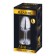 Metalen Anaalplug met Rode Edelsteen MINI METAAL L 9 x 4,1 cm Zilver