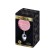 Metalen Anaalplug met Roze Pluizige Pompon FLUFFY S 7 x 3.2 cm Zilver
