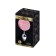 Metalen Anaalplug met Roze Pluizige Pompon FLUFFY L 9 x 4.1 cm Zilver
