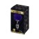 Metalen anaalplug met paarse pompon FLUFFY TWIST L 9 x 4 cm Zilver