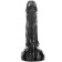Realistische Dildo BENNY All Black 27,5 x 6 cm Zwart