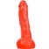 Realistische Dildo KEITH Alles Rood 22 x 5 cm Rood