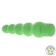 Progressieve vibrator in 100% biologisch afbreekbaar PLA 18,5 x 4 cm Groen