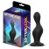 Progressieve Siliconen Anale Plug BUST 12 x 4 cm Zwart