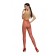 Kruisloze ECO-vriendelijke panty's in het rood - One Size S007