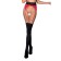 Crotchless Panty 20/40 Denier TIOPEN 003 Rood