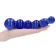 Glazen Dildo PLANETS blauw 18 x 4,3 cm