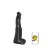 Reusachtige stieren dildo BULL 28,5 x 6,7 cm Zwart