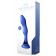 Glazen Dildo GALLANT blauw 16 x 3,4 cm