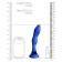 Glazen Dildo GALLANT blauw 16 x 3,4 cm