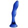 Glazen Dildo GALLANT blauw 16 x 3,4 cm