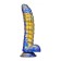 Siliconen Dildo GASIX Blauw en Goud 23 x 4 cm