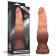 Gigantische Siliconen Dubbellaagse Dildo NATURE PRINCE 24.5 x 6.3 cm Multicolor