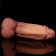 Gigantische Realistische Siliconen Dildo Dubbele Laag NATURE KING 24,5 x 7 cm Multicolor