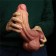 Gigantische Realistische Siliconen Dildo Dubbele Laag NATURE KING 24,5 x 7 cm Multicolor