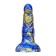 Siliconen Dildo NIRP Blauw en Goud 19 x 5,3 cm