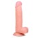 Realistische Dildo met gladde dubbele laag huid SLIDY 20,3 x 4 cm Licht Huid