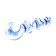 Glazen Dildo SCREW BEADS Transparant 17 x 3,5 cm