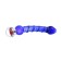 Glazen Dildo ROYAL Blauw 16 x 3.3 cm