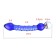Glazen Dildo ROYAL Blauw 16 x 3.3 cm