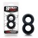 Dubbele siliconen cockring 2 cm Beast Rings Zwart