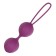 Siliconen Vaginale Ballen GARBO 10 x 3,5 cm Paars