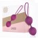 Siliconen Vaginale Ballen GARBO 10 x 3,5 cm Paars