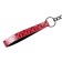Vegan Leren Halsband met Lijn Diamond Line Rood
